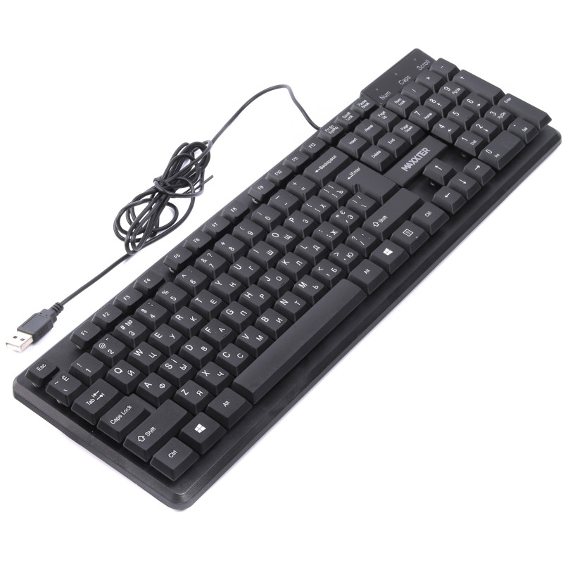 Клавіатура Maxxter KBM-U01-UA Black