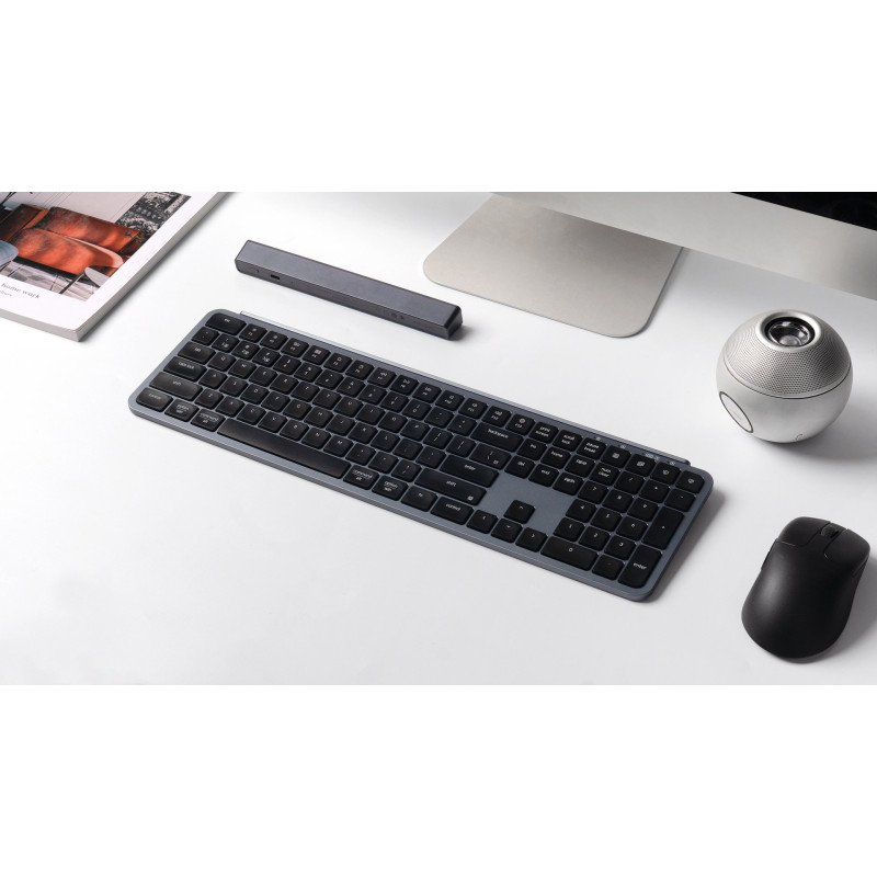 Клавіатура Keychron B6 Pro, USB/WL/BT, Space Gray (B6P-K1-UA)