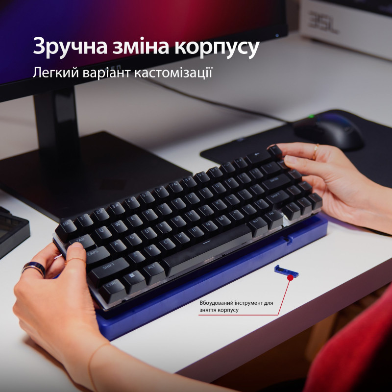 Клавіатура HyperX Origins 2 65 Black (B4QS3AA) 