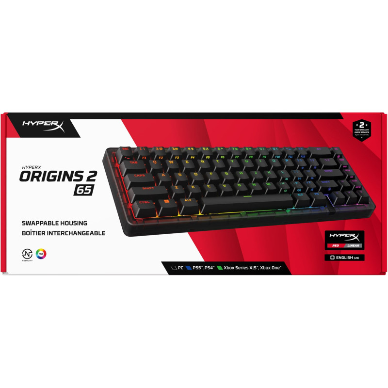Клавіатура HyperX Origins 2 65 Black (B4QS3AA) 