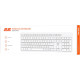 Клавіатура 2E KS260 WL EN/UKR White (2E-KS260WWH_UA)
