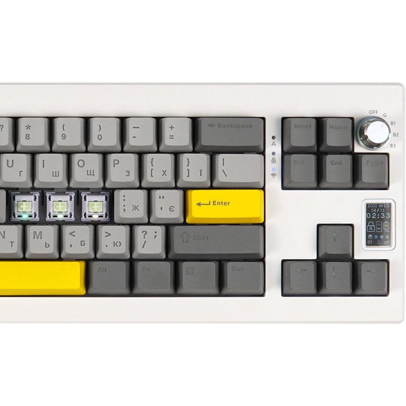 Клавіатура EPOMAKER Shadow-X Wisteria Linear White (SHX-W-WL)
