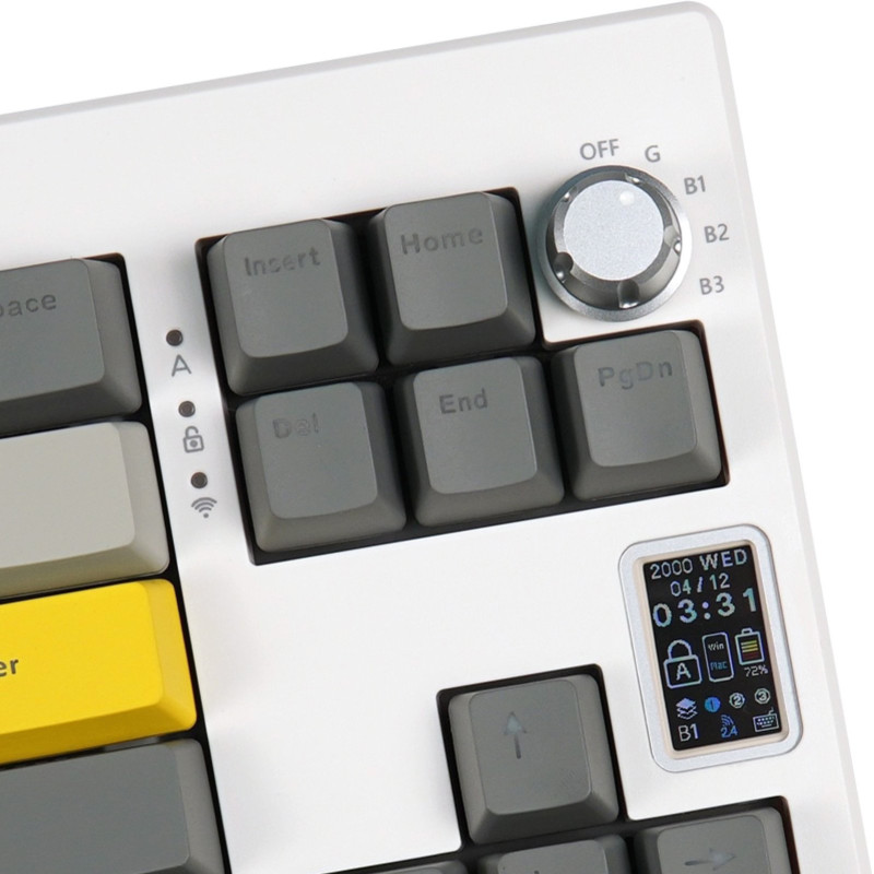Клавіатура EPOMAKER Shadow-X Wisteria Linear White (SHX-W-WL)