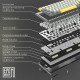 Клавіатура EPOMAKER Shadow-X Wisteria Linear White (SHX-W-WL)