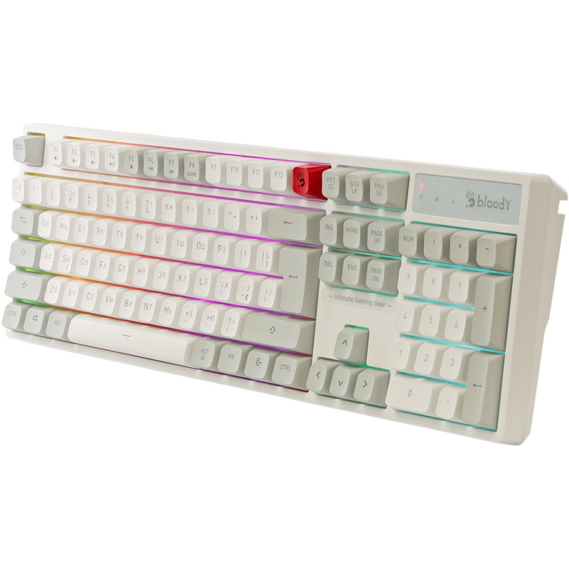 Клавіатура A4Tech Bloody B230N USB UA White (4711421003131)