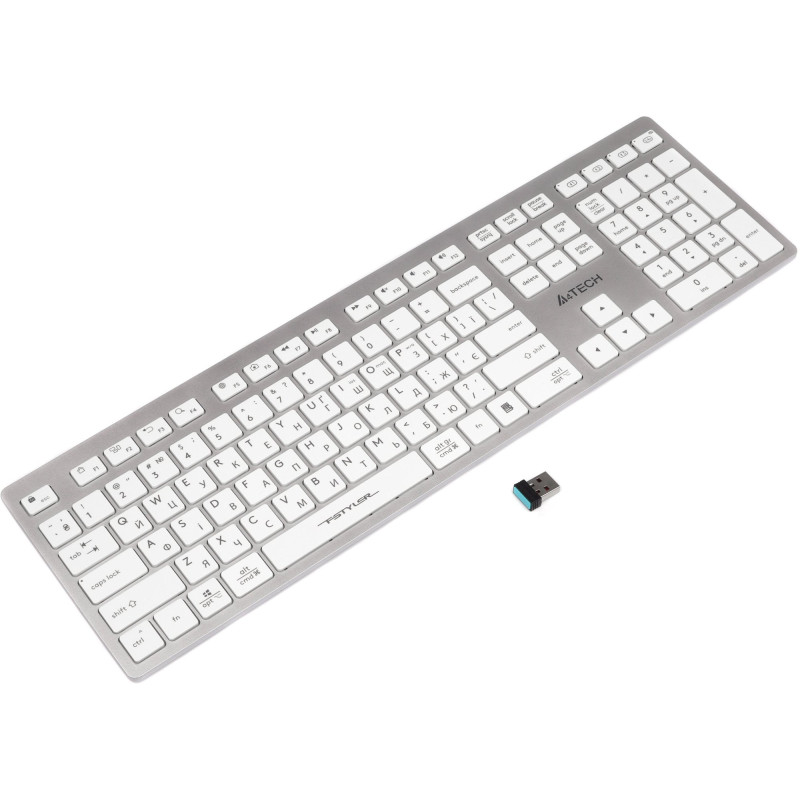 Клавіатура A4Tech FBX50C Біла