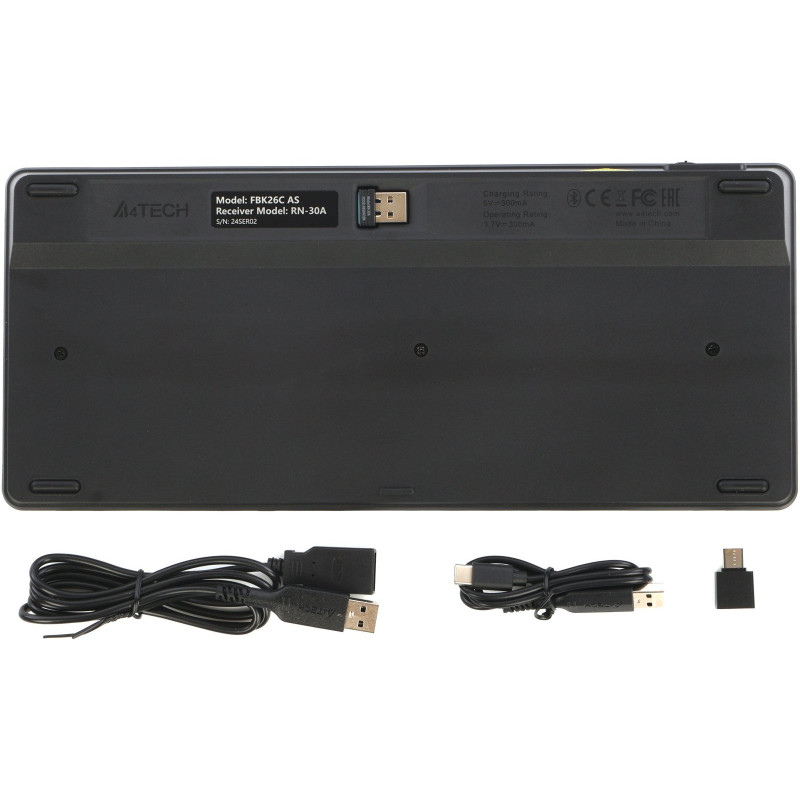 Клавіатура A4Tech Fstyler FBK26C AS Black