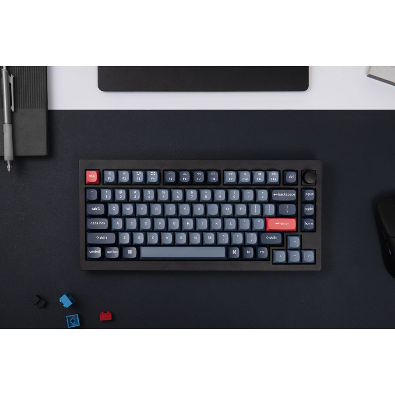 Клавіатура Keychron V1 Max 84Key, Gateron Jupiter Red, WL/BT/USB-A (V1MD1_KEYCHRON)