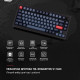 Клавіатура Keychron V1 Max 84Key, Gateron Jupiter Red, WL/BT/USB-A (V1MD1_KEYCHRON)