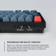 Клавіатура Keychron V1 Max 84Key, Gateron Jupiter Red, WL/BT/USB-A (V1MD1_KEYCHRON)