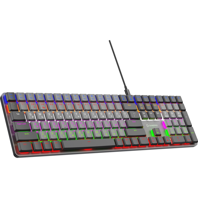 Клавіатура GamePro MK145R Red Switch Low Profile Dark Gray