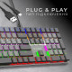 Клавіатура GamePro MK145R Red Switch Low Profile Dark Gray