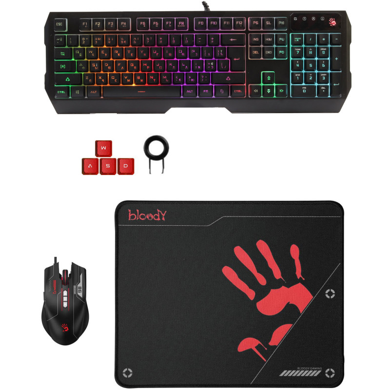 Комплект A4Tech B1700 Bloody Black