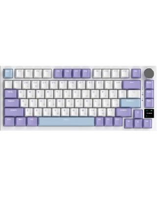 Клавіатура Ajazz AK820 Pro RGB Flying Fish Switch Wireless With Screen (AK820PRO-FF-PWB) Purple