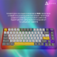 Клавіатура Ajazz AK820 Pro RGB Flying Fish Switch Wireless With Screen (AK820PRO-FF-PWB) Purple