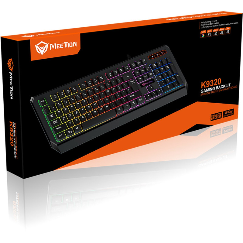 Клавіатура Meetion K9320 USB UA Black (MT-K9320-A-RUA)