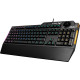 Клавіатура ASUS TUF Gaming K1 RGB 104key USB UA Black (90MP01X0-BKMA00)