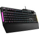 Клавіатура ASUS TUF Gaming K1 RGB 104key USB UA Black (90MP01X0-BKMA00)