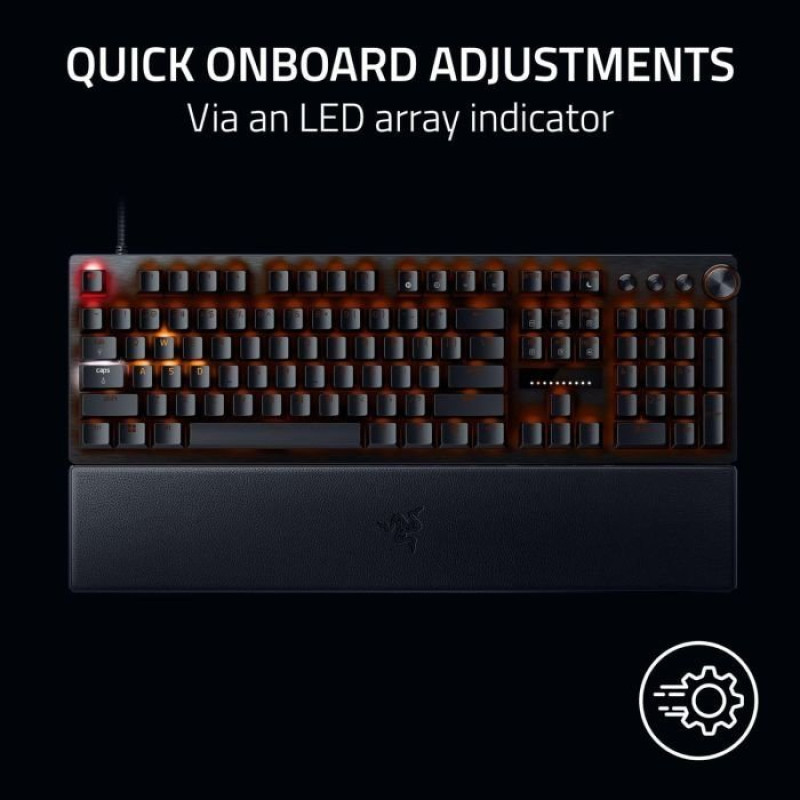 Клавіатура Razer Huntsman V3 Pro RGB 104key Analog Optical Switches GEN-2 ENG/UKR Black