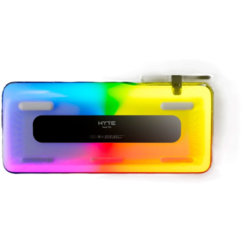 Клавіатура Hyte KEEB TKL RGB Plexi ENG Hot Swap (KB-HYTE-KEEB)