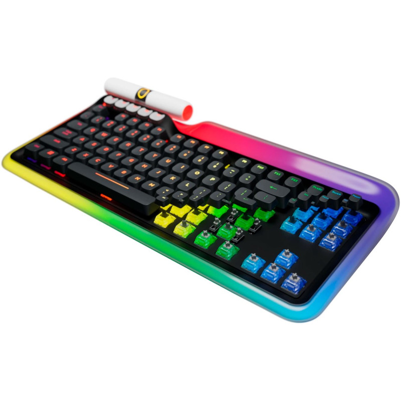 Клавіатура Hyte KEEB TKL RGB Plexi ENG Hot Swap (KB-HYTE-KEEB)
