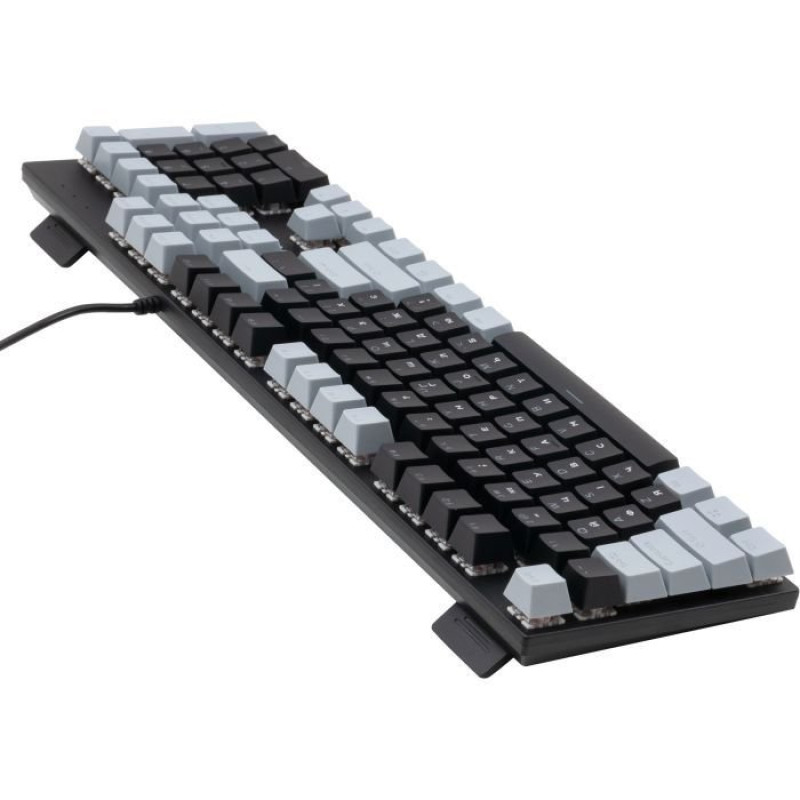 Клавіатура Vinga KBGM-090 LED Blue Switch USB Grey/Black (KBGM-090BL Grey/Black)