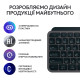 Клавиатура Logitech MX Keys S Plus Palm Rest Graphite (920-011589)