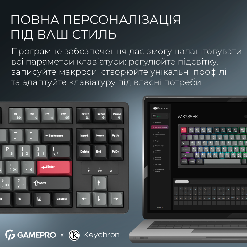 Клавіатура GamePro Asgard Ragnar Black (MK285BK)