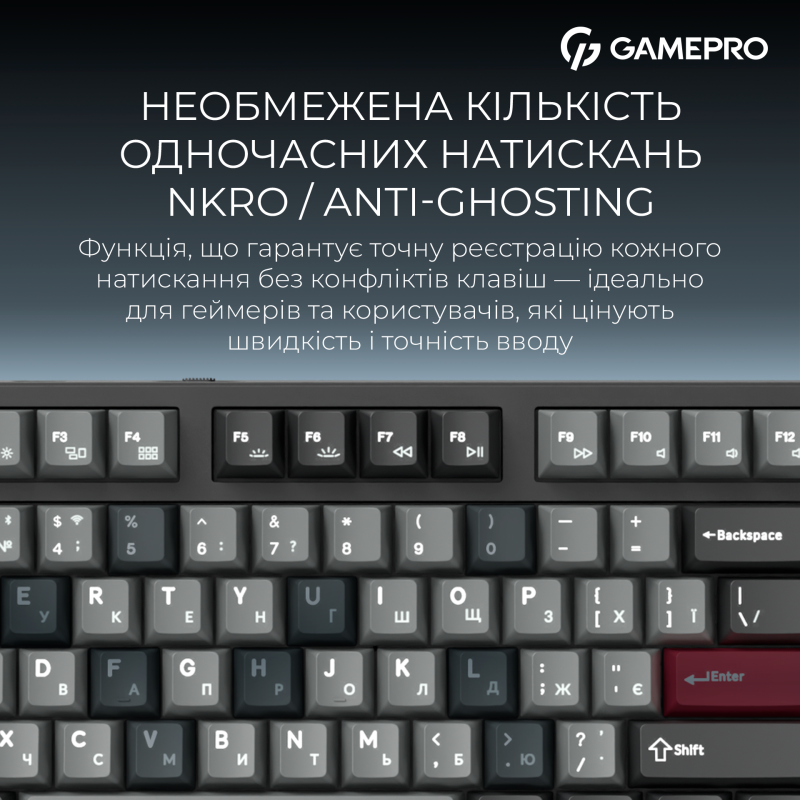 Клавіатура GamePro Asgard Ragnar Black (MK285BK)
