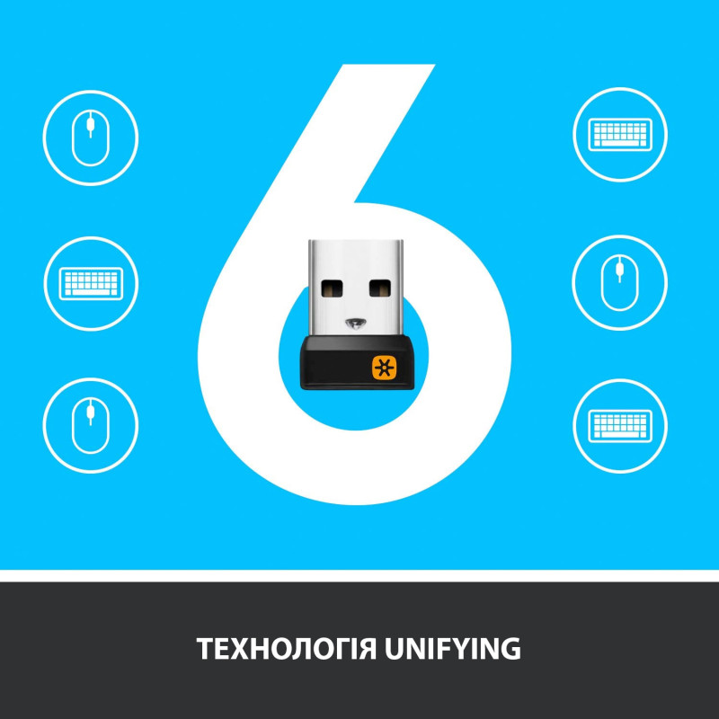 Клавіатура Logitech K400 Touch Wireless UA Black (920-007145)