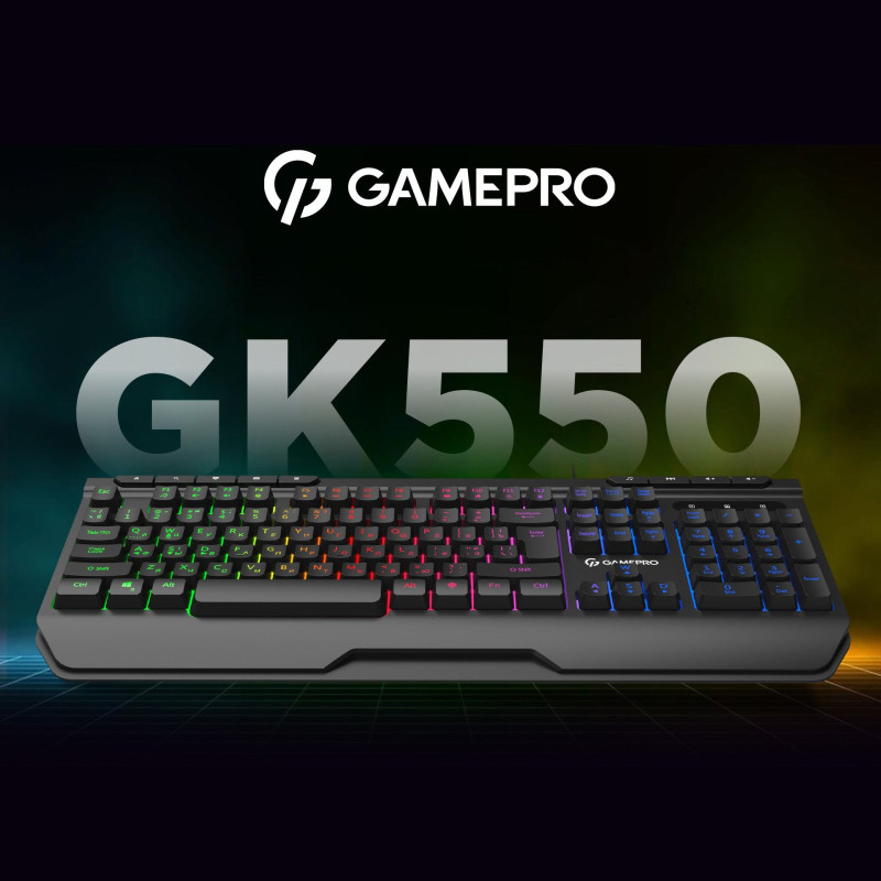 Клавіатура GamePro GK550 USB Black (GK550)