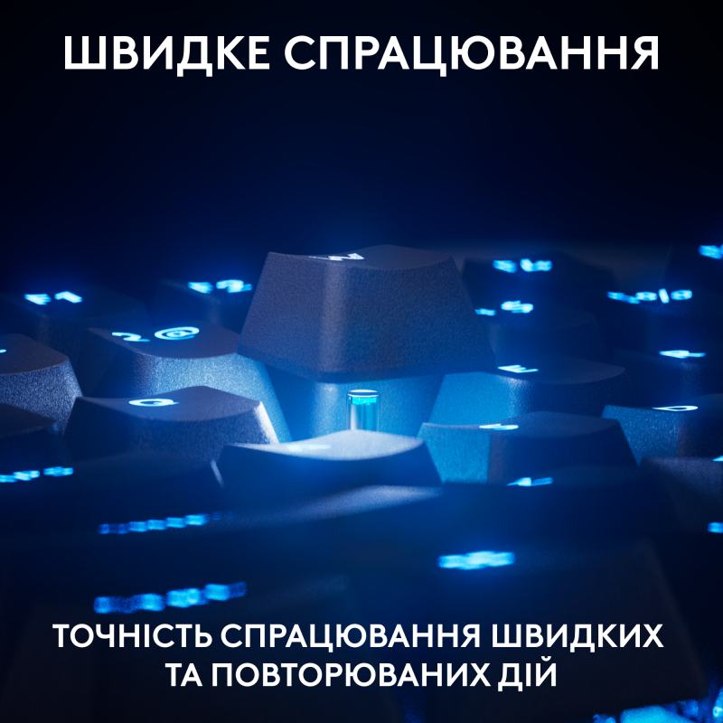 Клавіатура Logitech G Pro X TKL Rapid Black (920-013233)