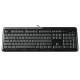 Клавіатура дротова HQ-Tech KB-307F USB з підсвічуванням символів (синім)