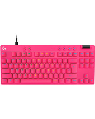 Клавіатура Logitech G Pro X TKL Rapid Magenta (920-013253)