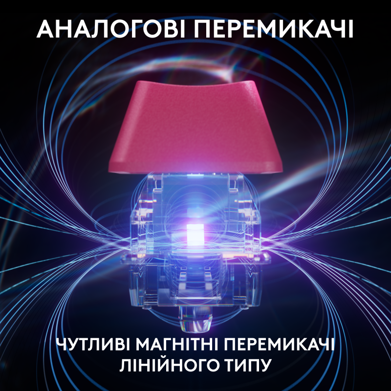 Клавіатура Logitech G Pro X TKL Rapid Magenta (920-013253)