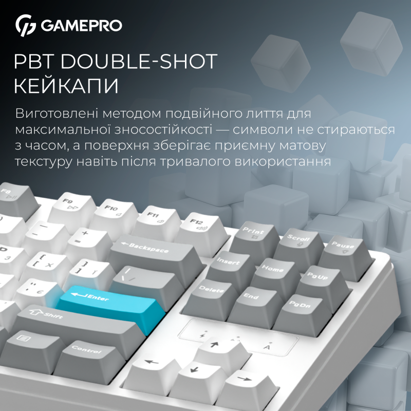 Клавіатура GamePro Asgard Ragnar White (MK285WH)