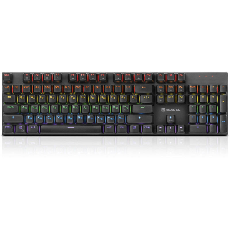 Клавіатура REAL-EL M 13 Grey (EL123100045)