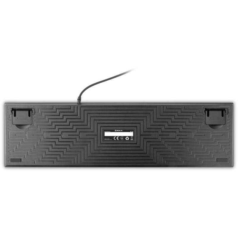 Клавіатура REAL-EL M 13 Grey (EL123100045)