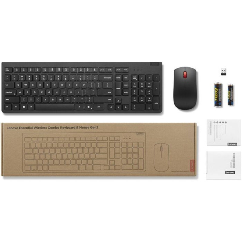 Комплект Lenovo Essential Wireless Keyboard and Mouse Combo Gen2 UA (4X31N50709)
