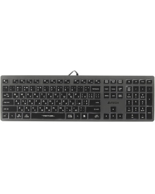 Клавіатура A4Tech FX60H USB Grey White з підсвічуванням