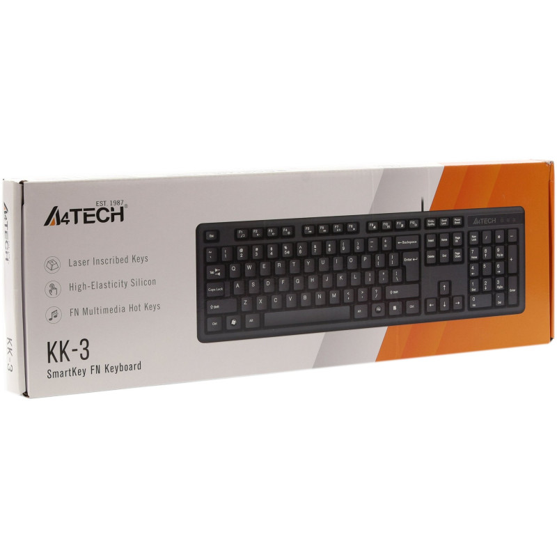 Клавіатура A4Tech KK-3 Black