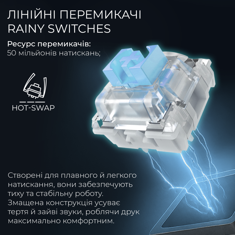 Клавіатура GamePro Asgard Valhalla Pro MK160W-D-Pro White