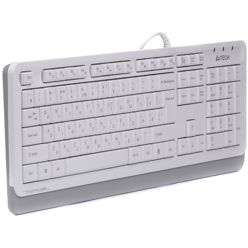 Клавіатура A4Tech FK10 Біла