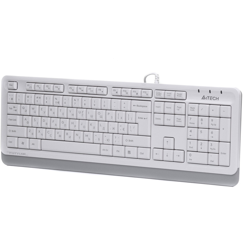 Клавіатура A4Tech FK10 Біла