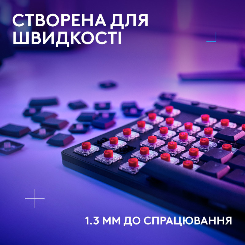 Клавіатура Logitech G515 Lightspeed TKL Black (920-012538)