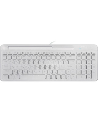Клавіатура Maxxter KB-01W-UA White