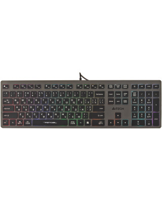 Клавіатура A4Tech FX60H USB Grey Neon з підсвічуванням