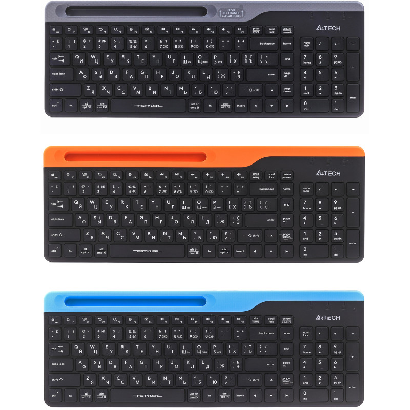 Клавіатура A4Tech FBK25 Wireless Black
