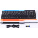 Клавіатура A4Tech FBK25 Wireless Black