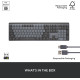 Клавіатура Logitech MX Mechanical Graphite Clicky (920-010759)